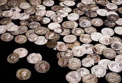 Foto van de muntschat van Buren.