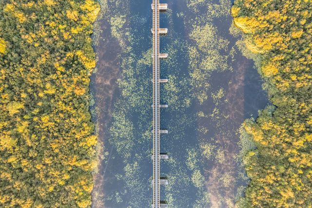 Moerputtenbrug van boven