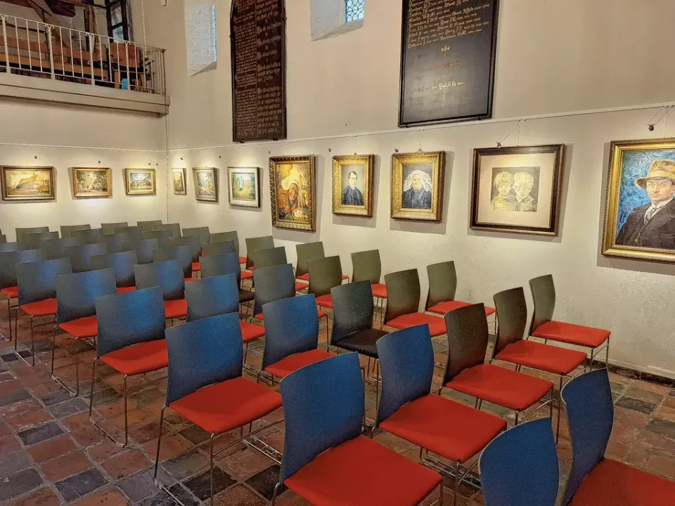 expositie schilderijen van Jan Kruysen in het Boterkerkje