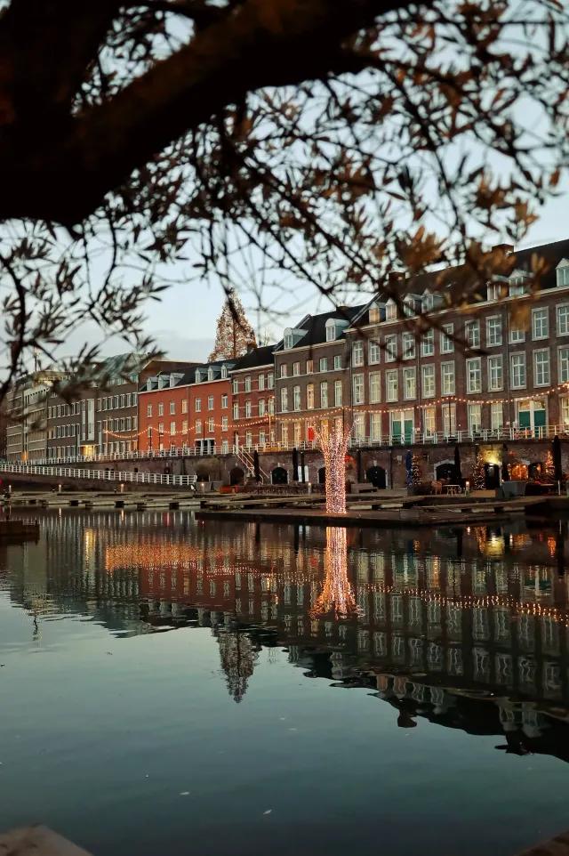 Kerstverlichting Bassin Maastricht