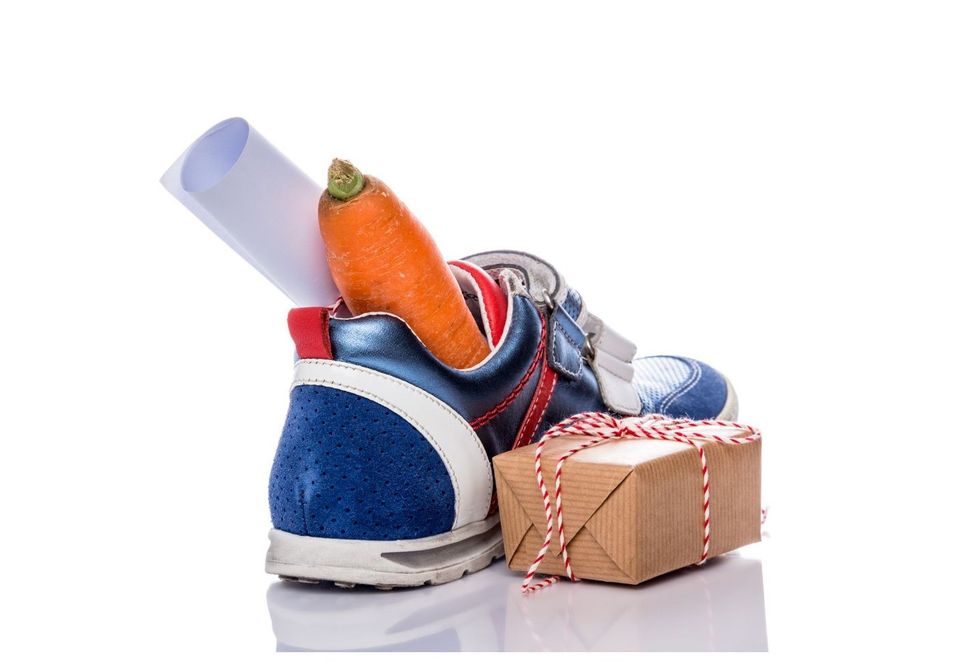 Schoen zetten Sinterklaas