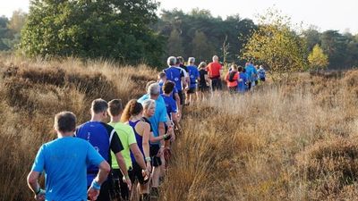 hardlopers door de heide