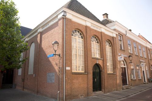 Vooraanzicht Synagoge Bergen op Zoom.