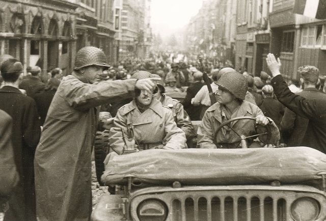 WWII liberation in Maastricht