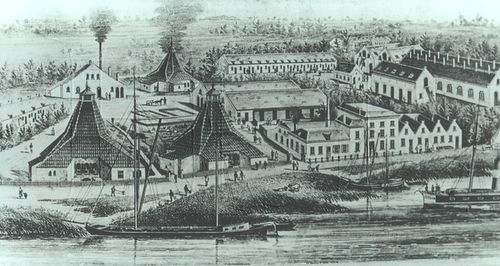 Glasfabrieken Jeekel & Co in Leerdam