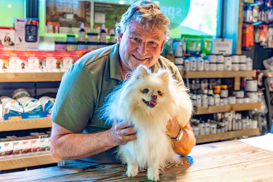 Hans van Erp met hondje
