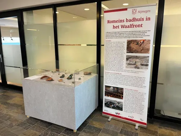 Kleine expositie Romeinse vondsten Waalfront