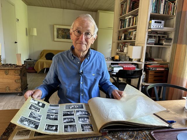 Fred Holtus met een familiealbum vol herinneringen