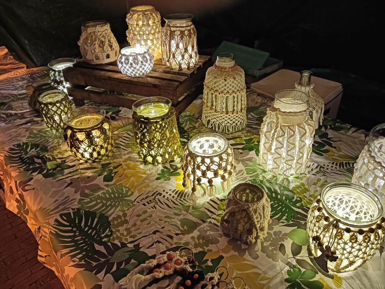Macramé Café bij Bezoekerscentrum Mar & Klif
