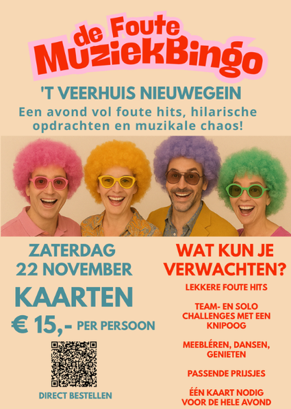 Foute Muziekbingo