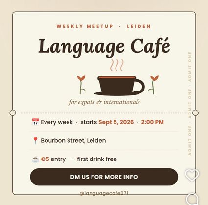 Language cafe for Expats and Internationals