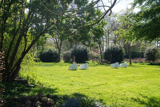 Tuin bij retraite en trainingslocatie met overnachting The Land of Now