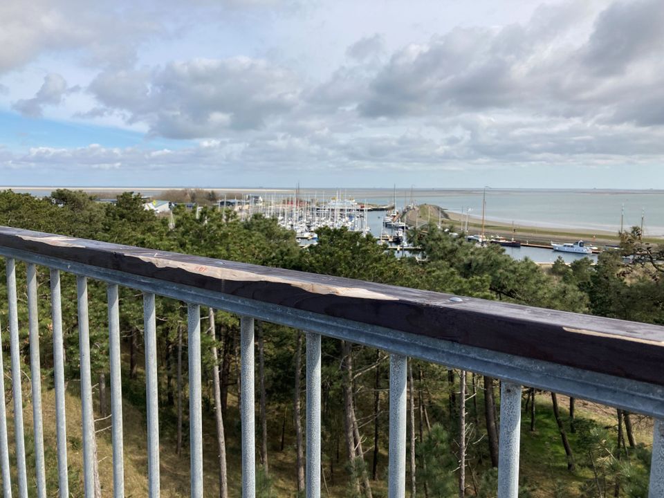 Sjouwermansbol uitkijktoren uitzicht Vlieland