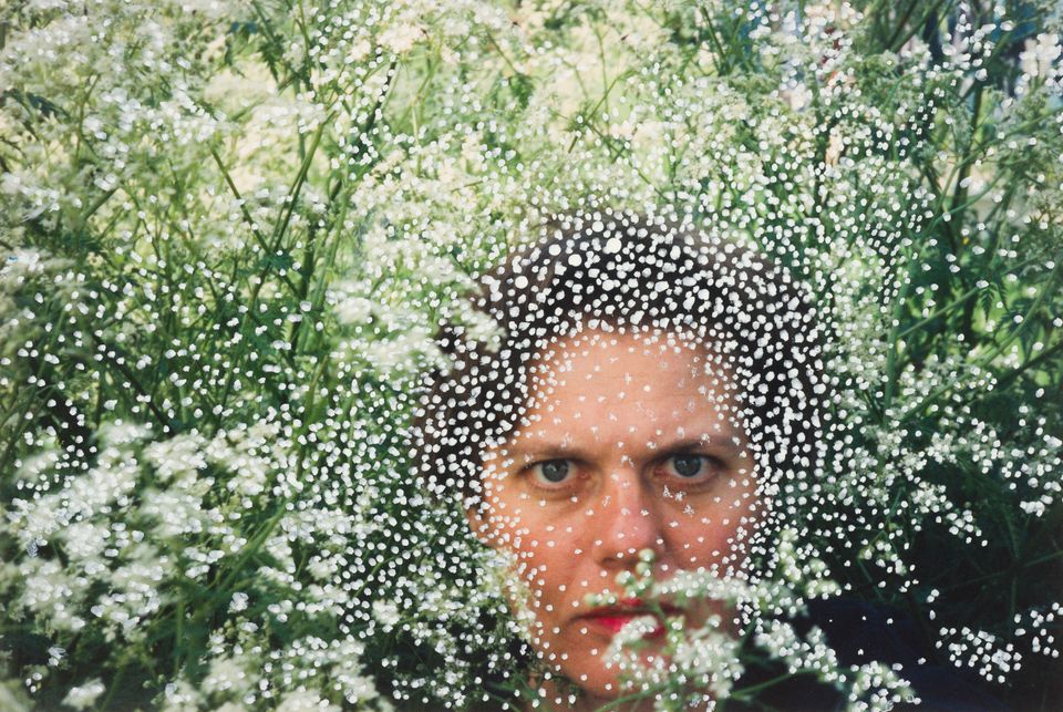 Reeks 'Zelfportretten' Zelfportret van Hansje met ecoline