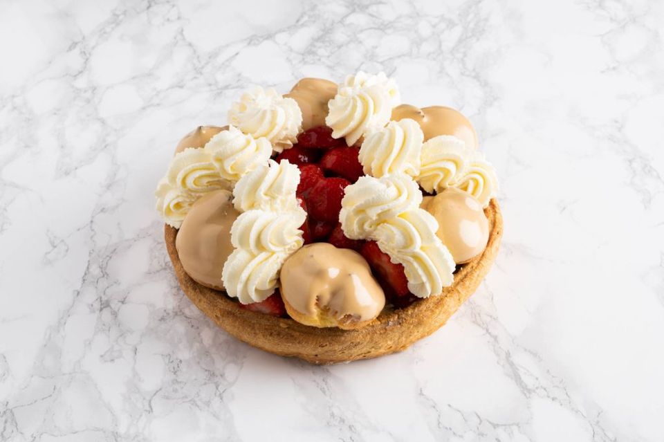 creme legere caramel fondant topping gebak peter lemmens patisserie guy houben