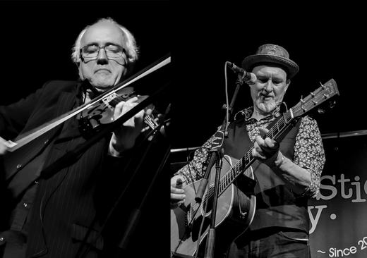 Eric Devries (gitaar) en Joost van Es (viool) - fotograaf Arthur Winailan