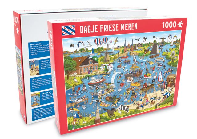 Puzzel 'dagje Friese meren'