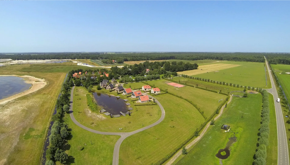 Bovenaanzicht van Vakantiepark Eigen Wijze in Bant.