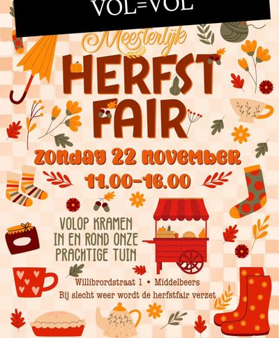 aankondiging herfstfair bij Meesterlijk