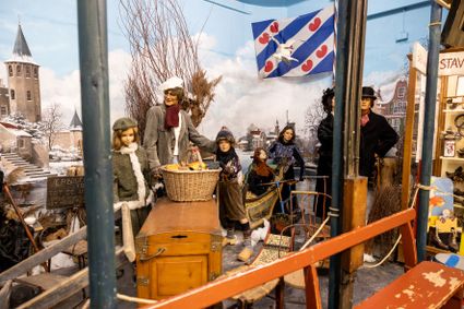 Expositie schaatsmuseum Hindeloopen