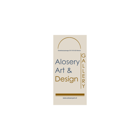 Logo kunstgalerij alosery art & design in Almere Centrum