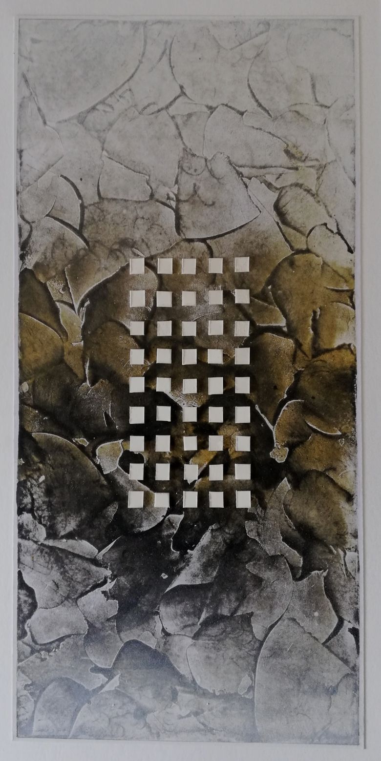 abstracte diepdruk