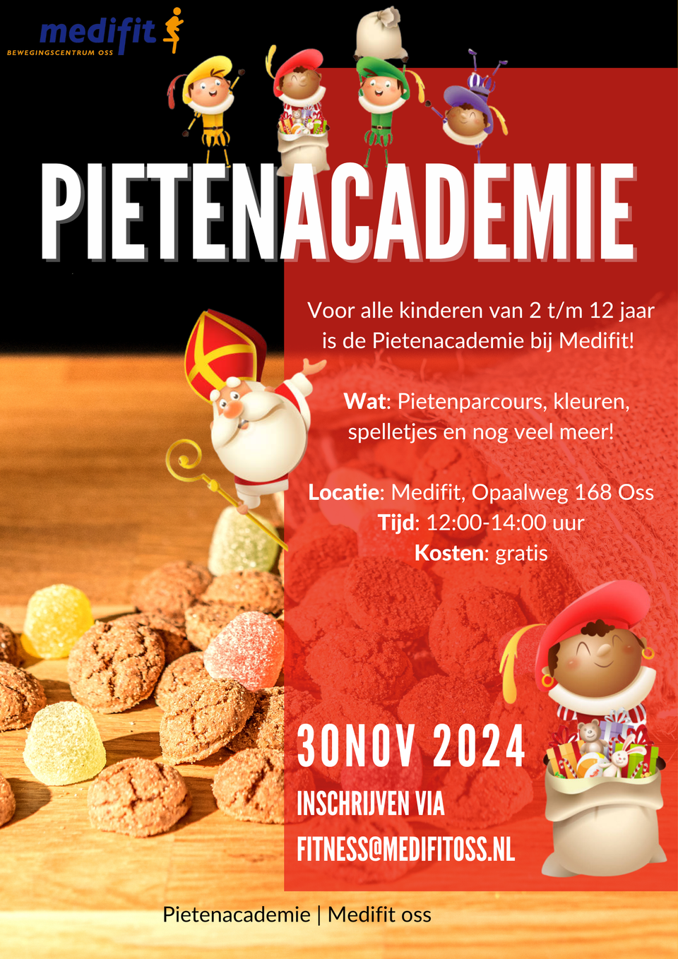 Poster Pietenacademie bewegingscentrum Medifit