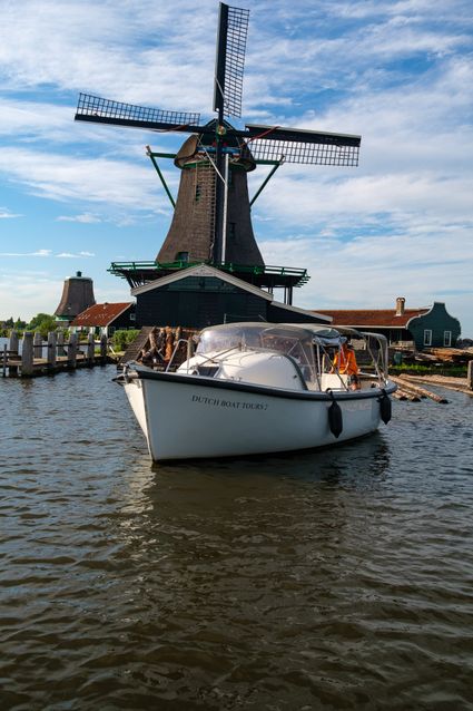 Varen Molen Zaanse schans huren sloep