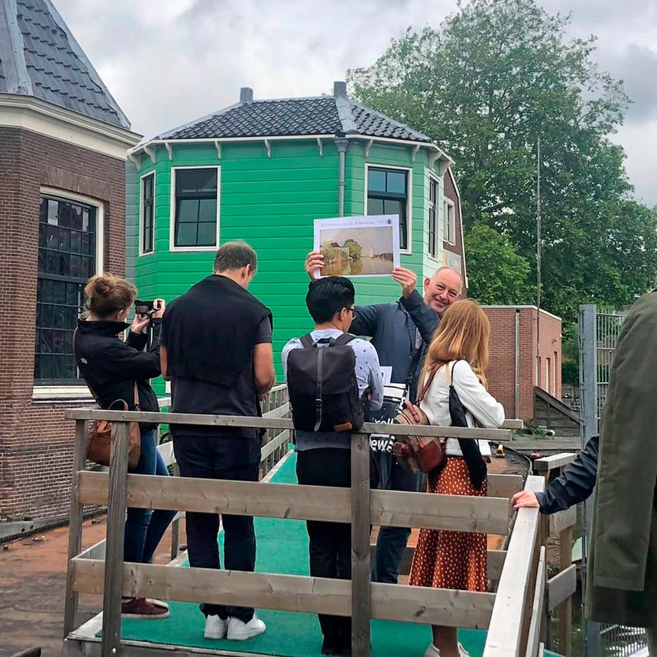 Monet in Zaandam rondleiding safari wandeling gids MonetAtelier Zaandam