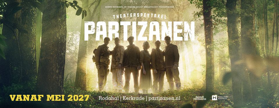 Een daad van verzet, met verstrekkende gevolgen. Te zien vanaf mei 2027 in Rodahal Kerkrade. Coproductie Toneelgroep Maastricht en Servé Hermans