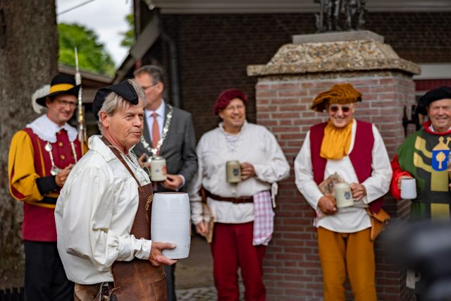 Opening bierpomp