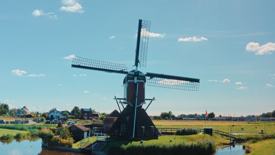 Voorkant van de Hoogmadese molen in Hoogmade