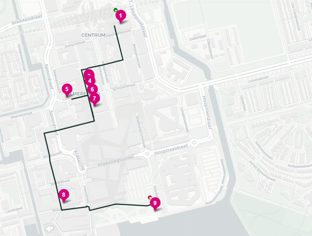 Borrel hotspots Almere Centrum