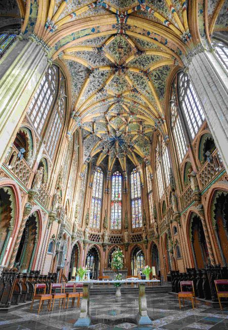 Liege Liege church catherdral interior