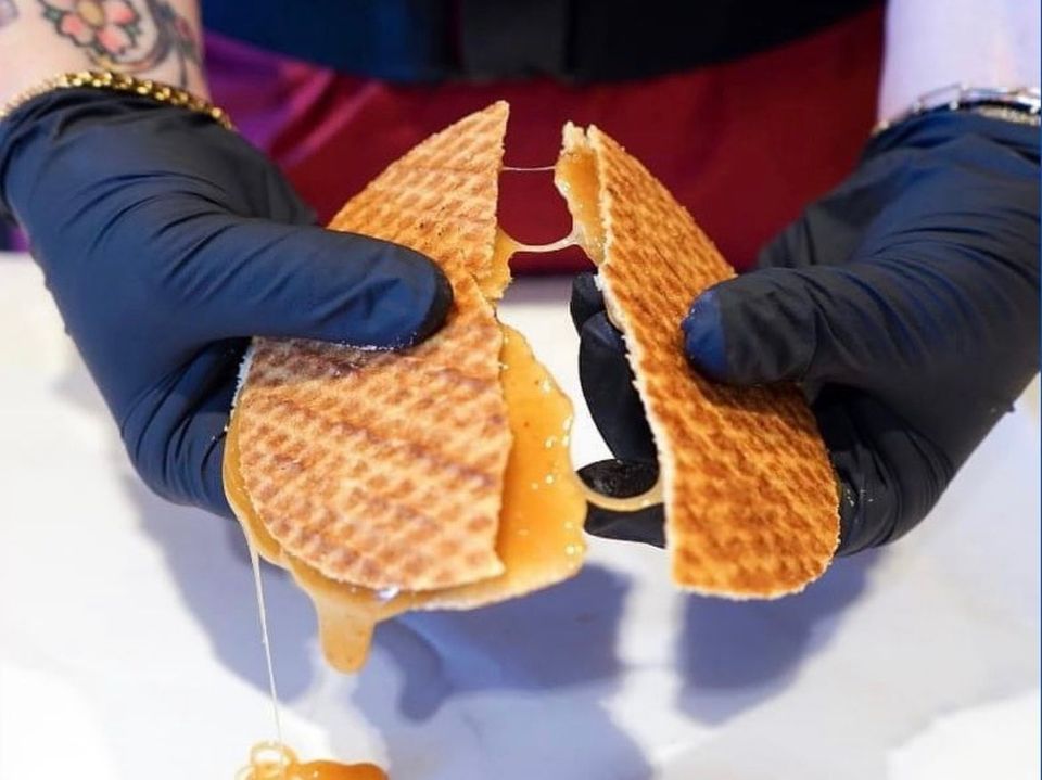 Een stroopwafel van Woltje's Backerij