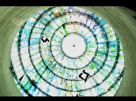 Glazen koepel op het torenfort van Fort Asperen