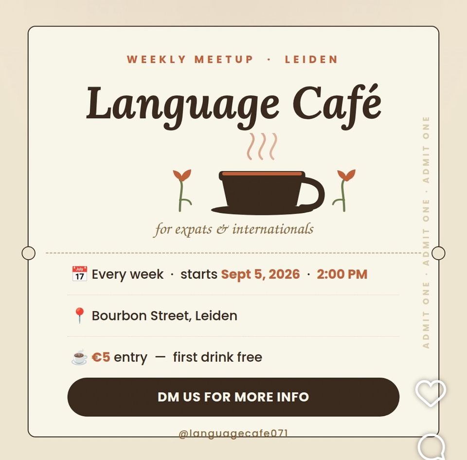 Language cafe for Expats and Internationals