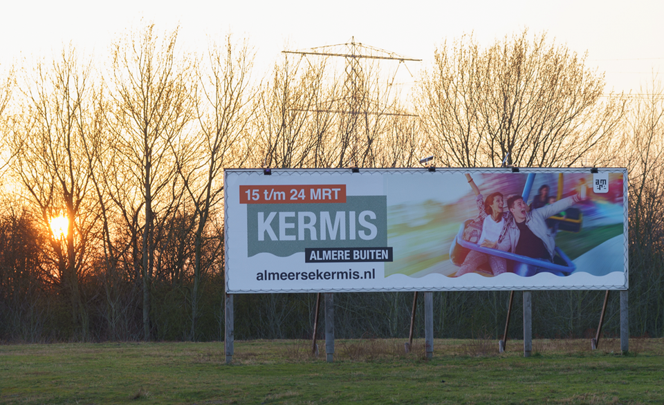 A6 doek Almere outdoor reclame