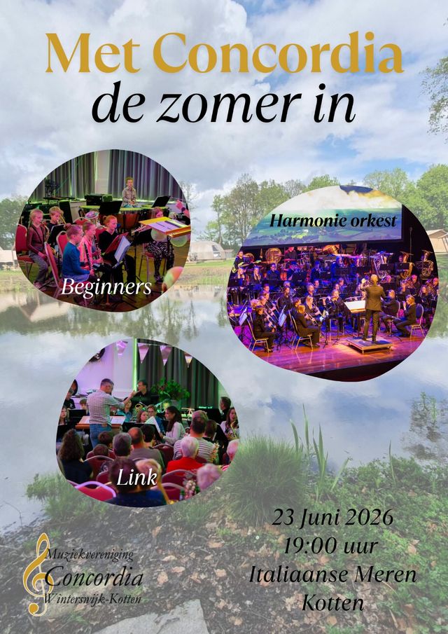 Buitenconcert | Met Concordia de zomer in!