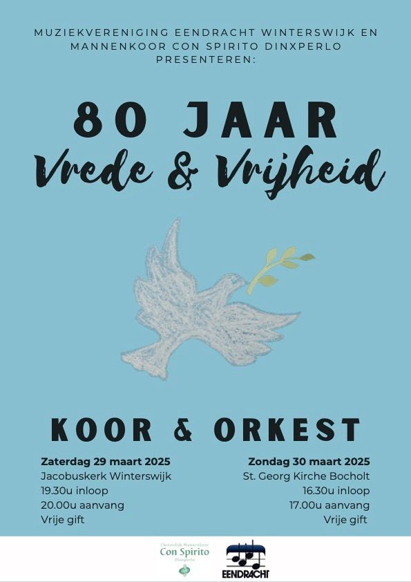 Concert | 80 jaar Vrede en Vrijheid | Een herdenking met muziek