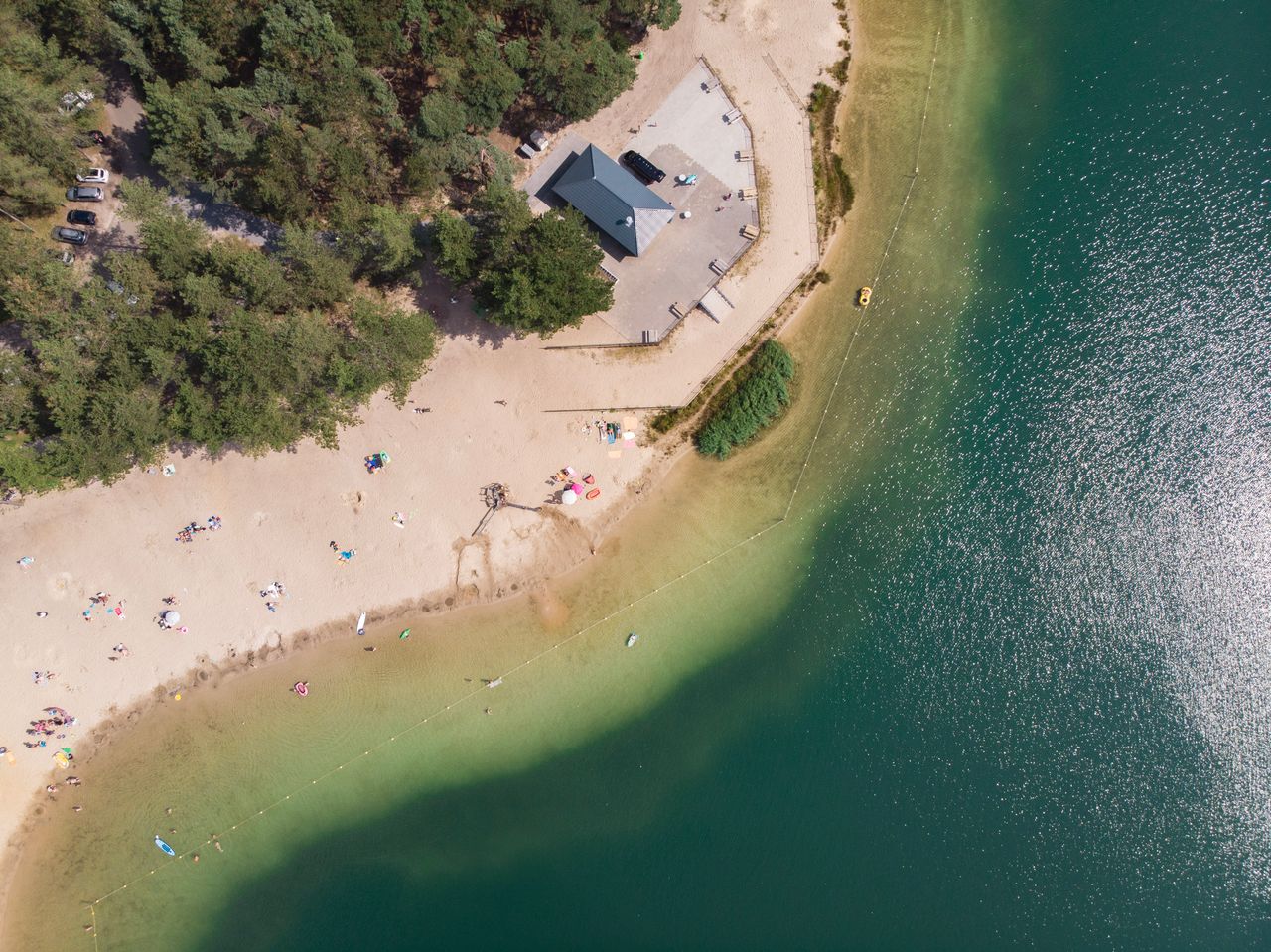 Drone-foto Zandenplas