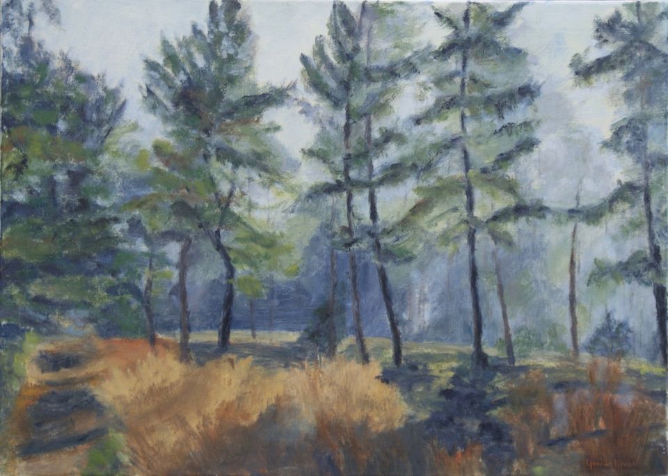 Schilderij bomen