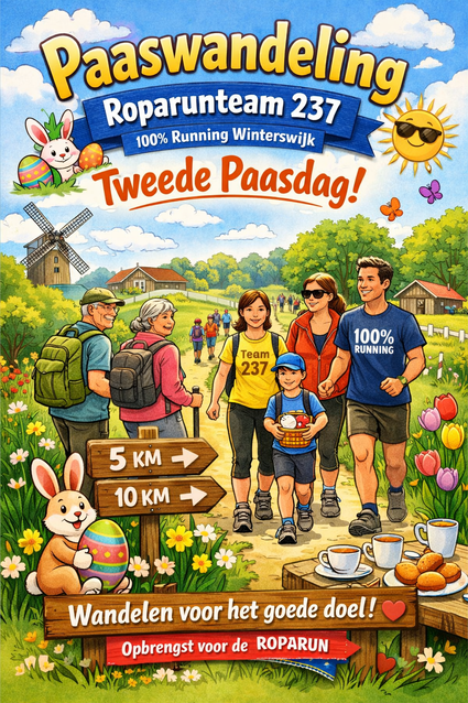 Paaswandeling | Roparun