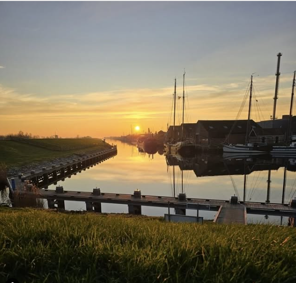 Sunset in Workum