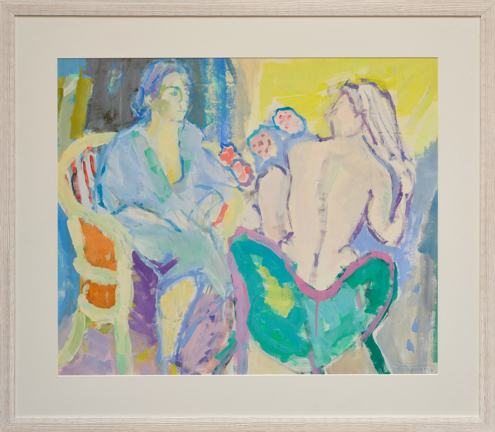 Kunstveiling - Emy Breedveld - Gaugain ontmoet Wouters - Schildering op papier