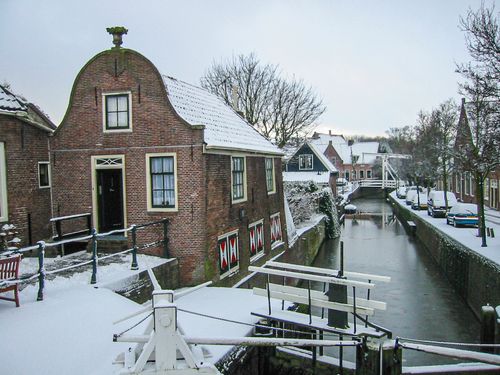 Stadje in de winter