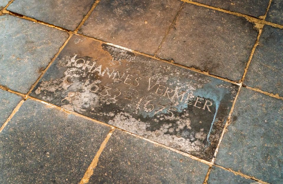Gedenksteen Johannes Vermeer