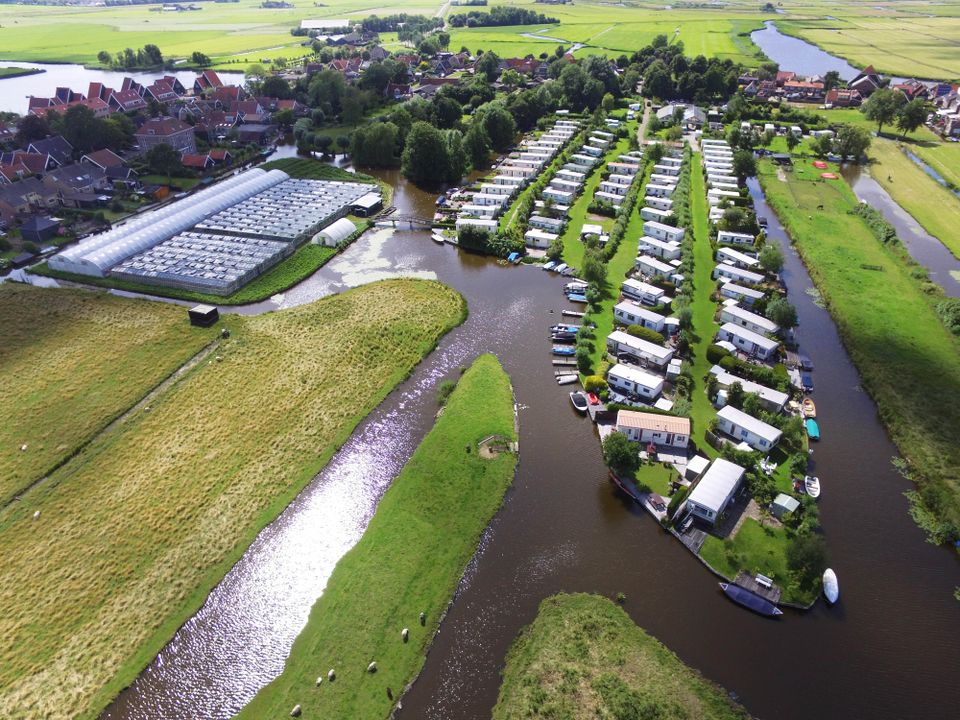 Luchtfoto van Camping Tuinderij Welgelegen