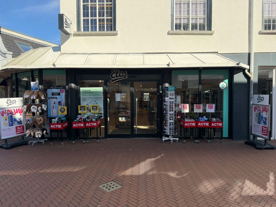 Etos voorkant winkel