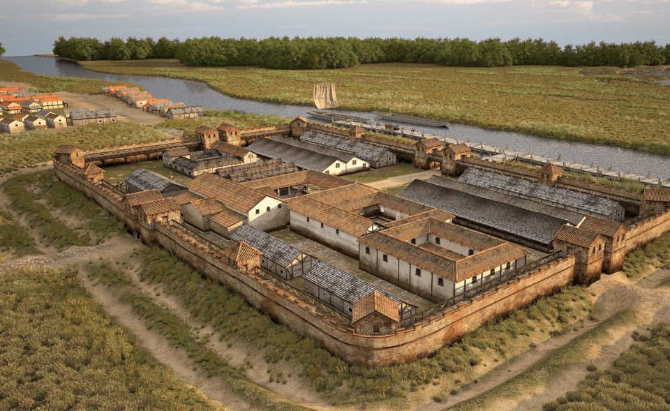 Visualisatie castellum Nigrum Pullum